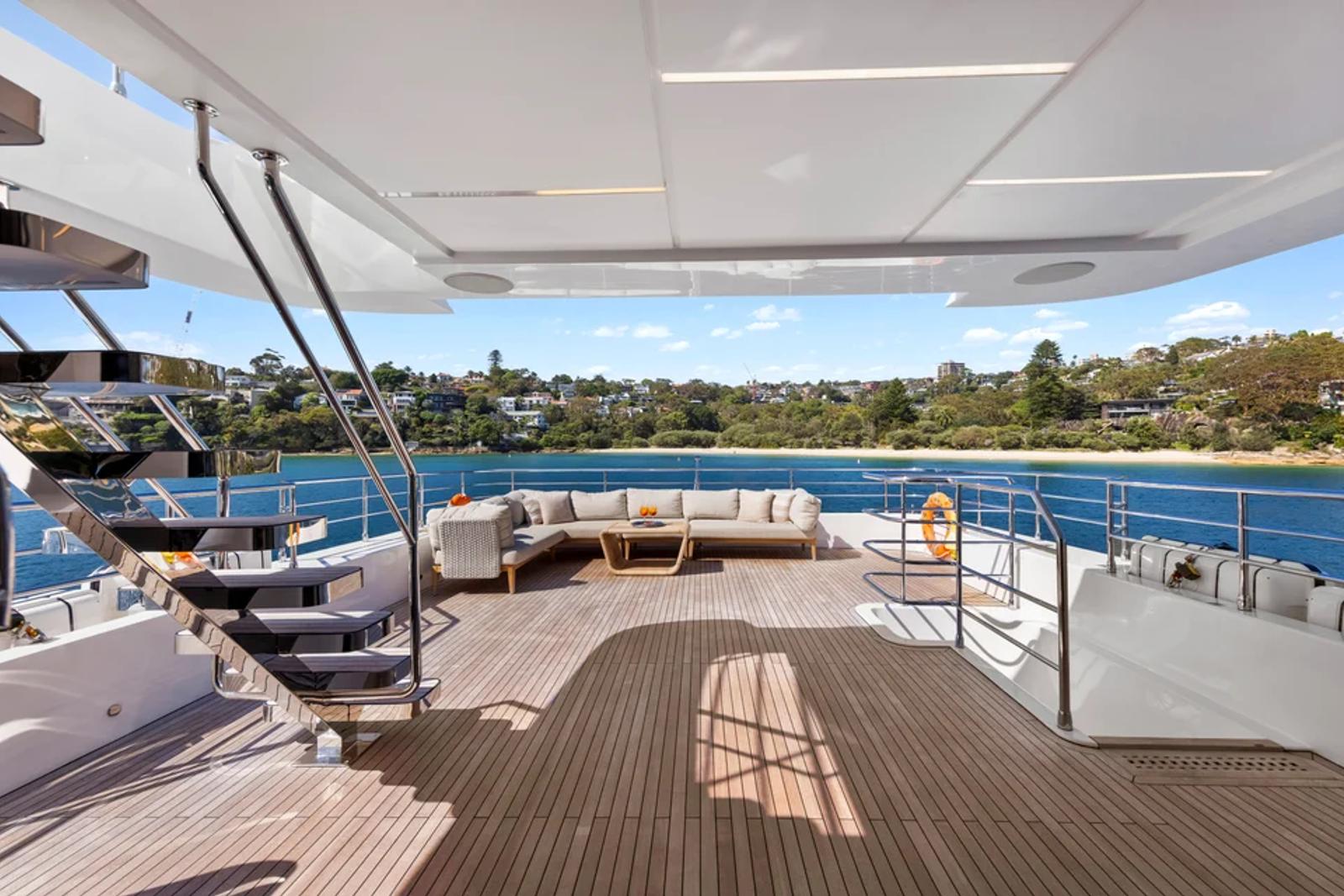 Bluestone 1 — upper aft deck lounge