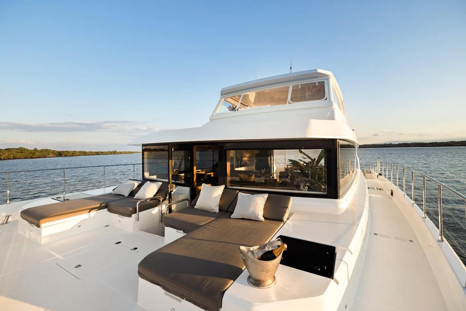 Ginger — GINGER foredeck sunset
