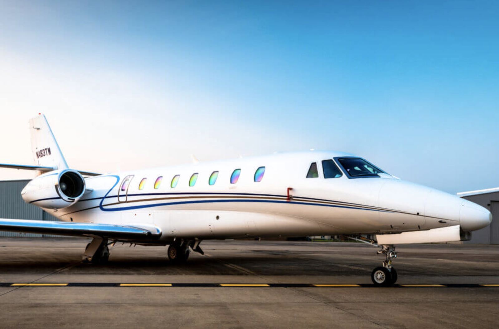 Cessna Citation Sovereign, a mid-size jet private jet available for charter with ORRAIA
