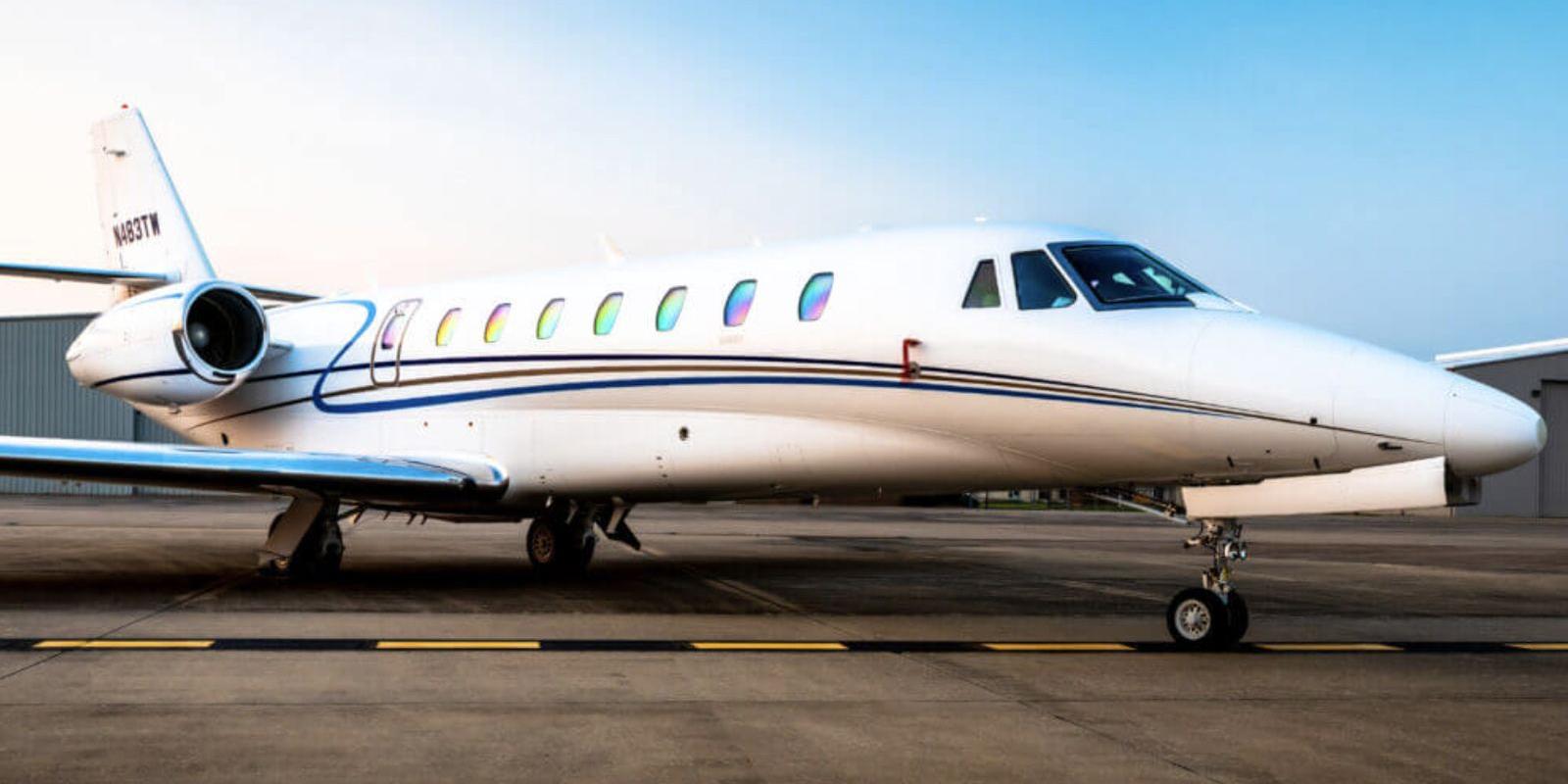 Cessna Citation Sovereign, a mid-size jet private jet available for charter with ORRAIA