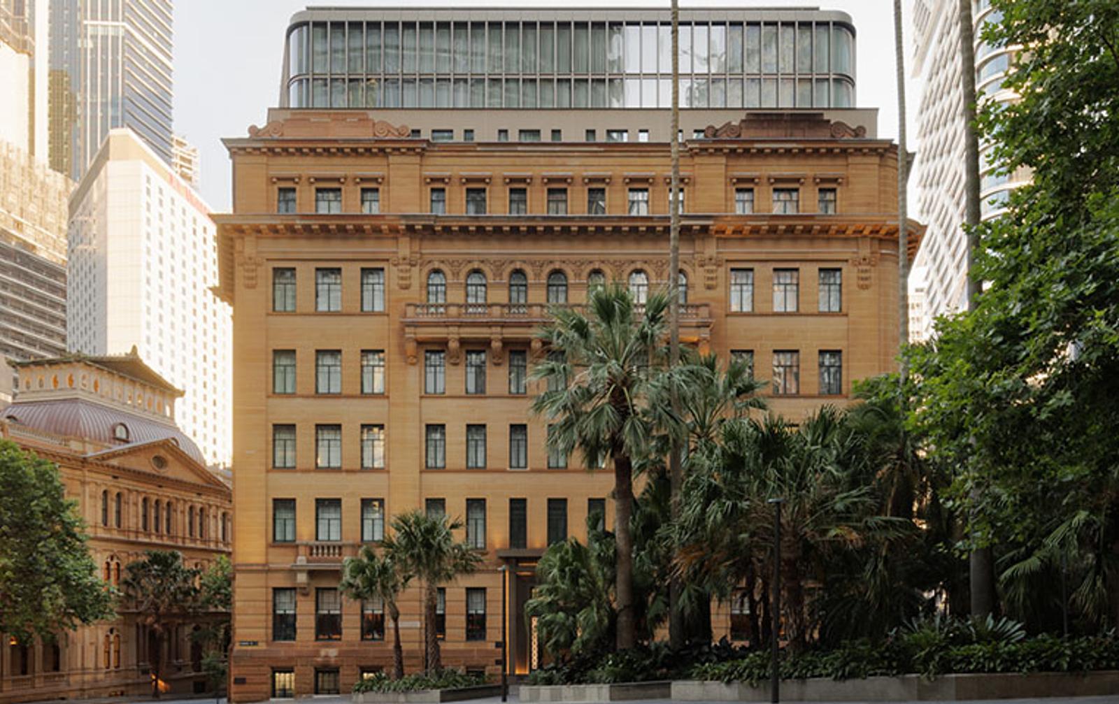Capella Sydney — the restored 1912 sandstone building on Farrer Place