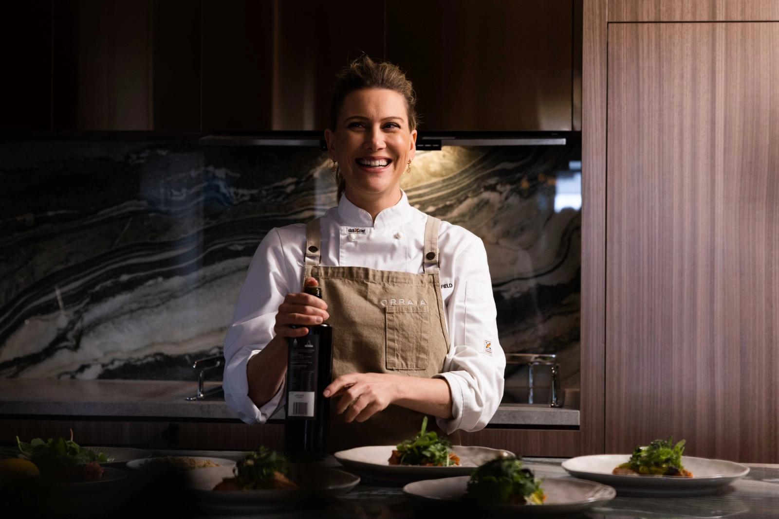 Fine dining, prepared on board