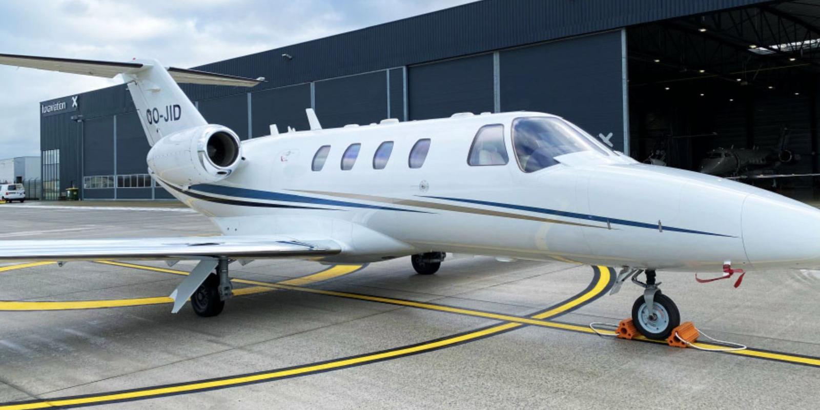 Cessna Citation CJ1, a light jet private jet available for charter with ORRAIA