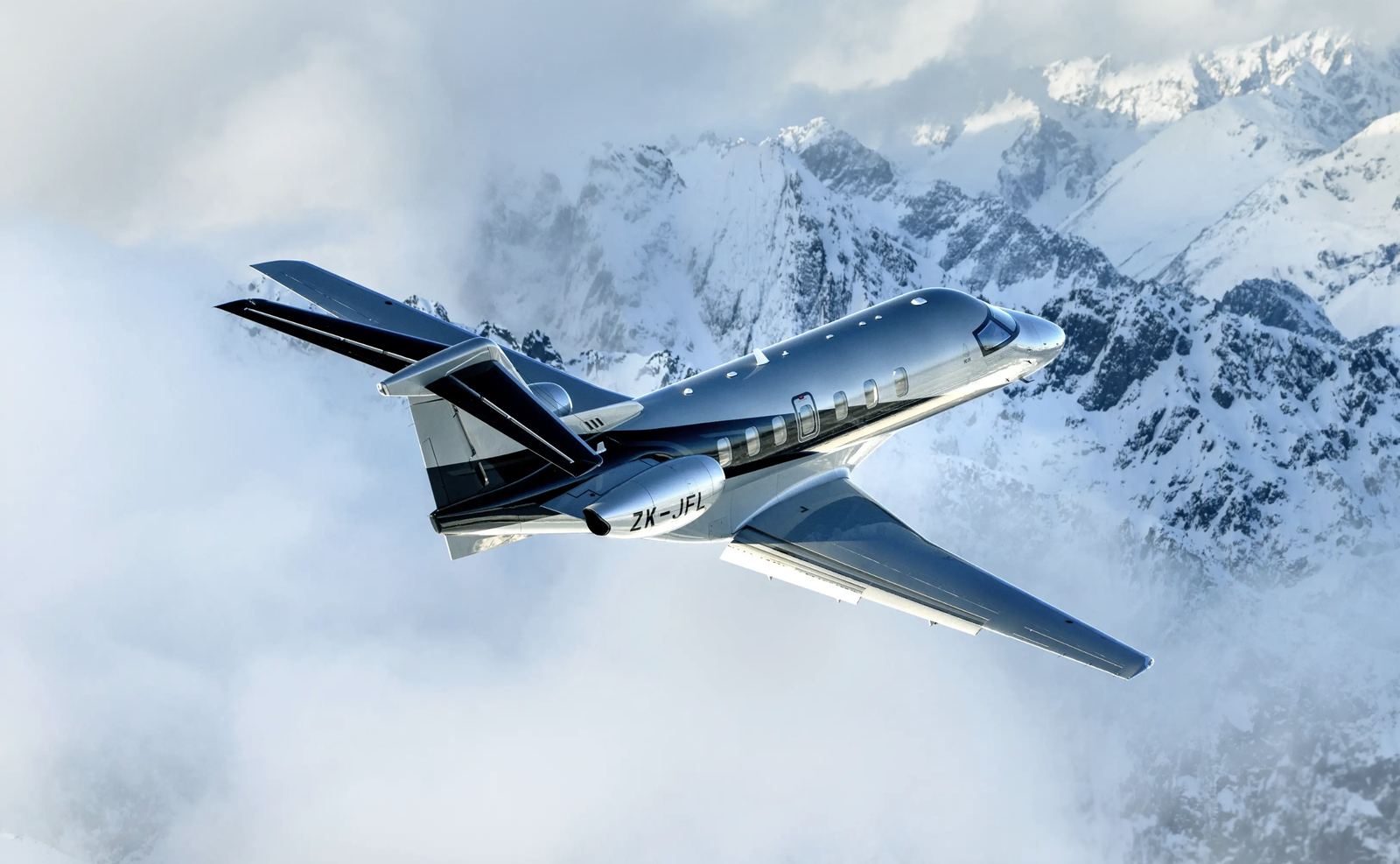 Pilatus PC-24, a light jet private jet available for charter with ORRAIA