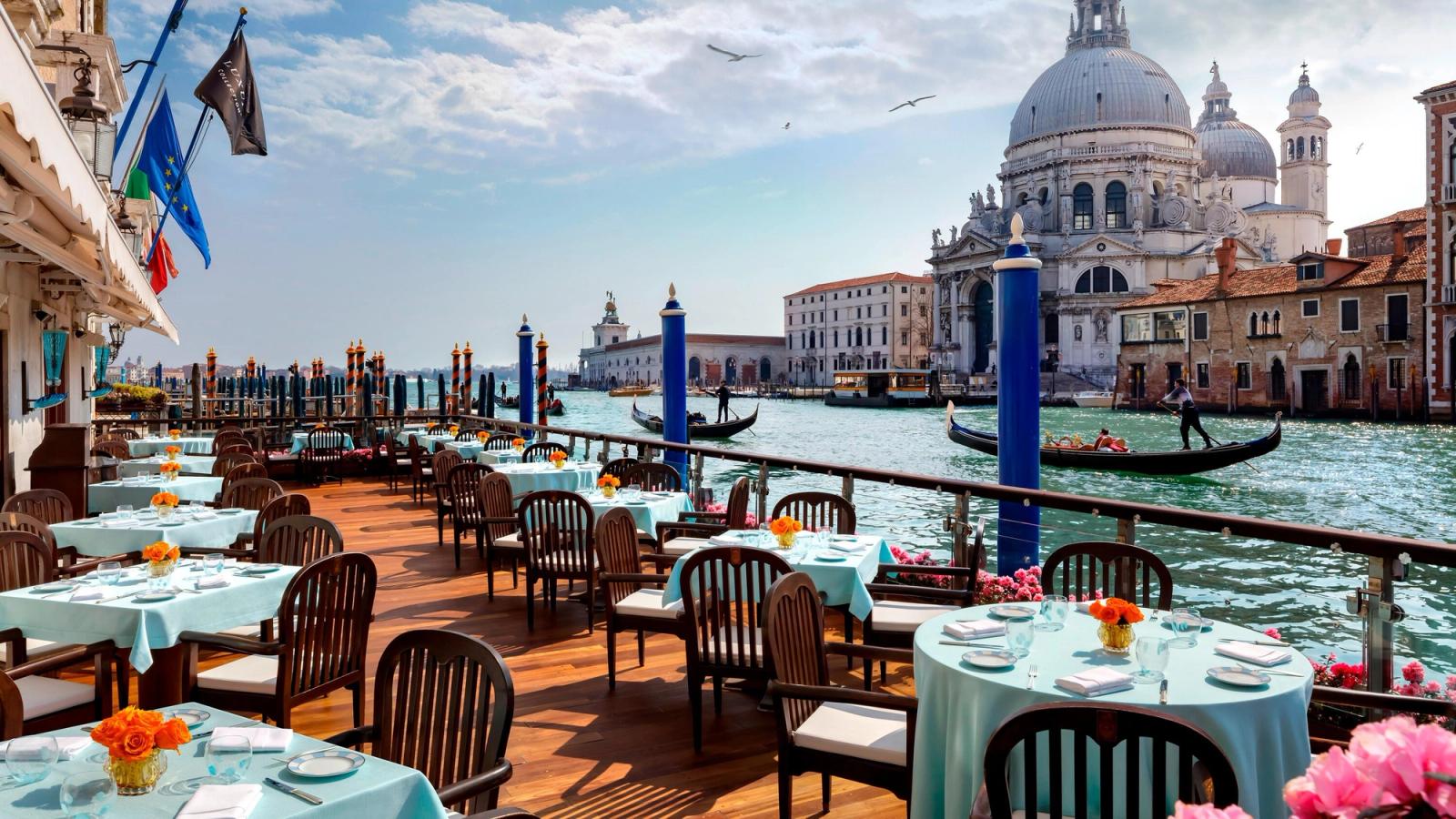 The Gritti Terrace on the Grand Canal