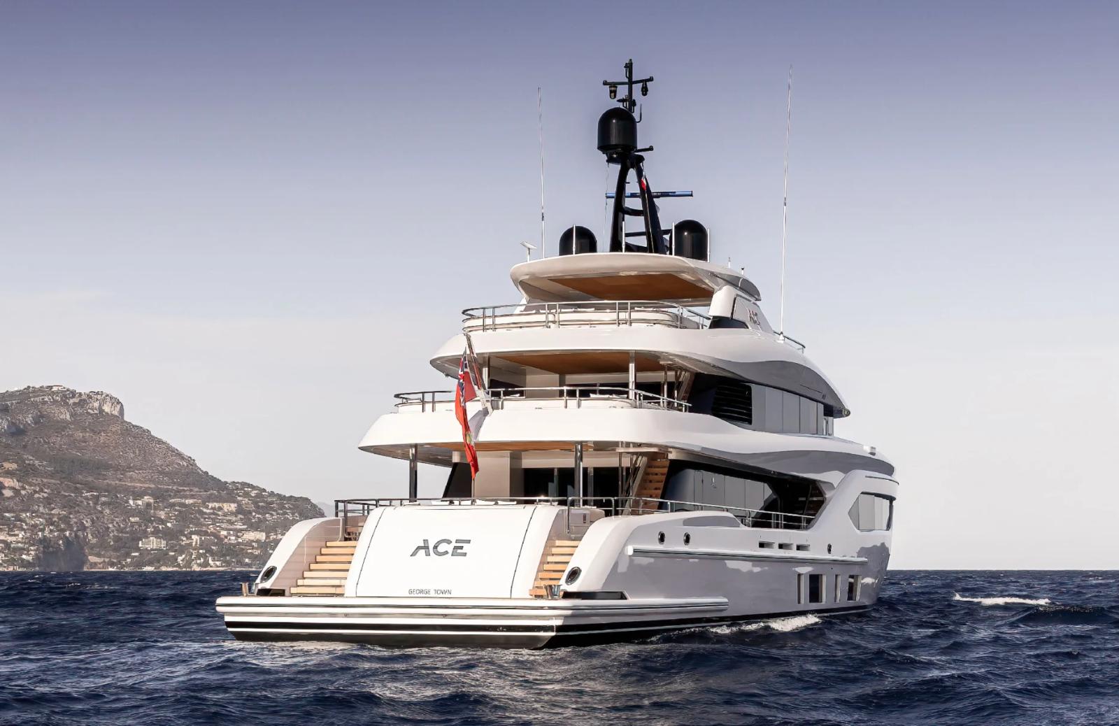 Ace — exterior stern swim platform