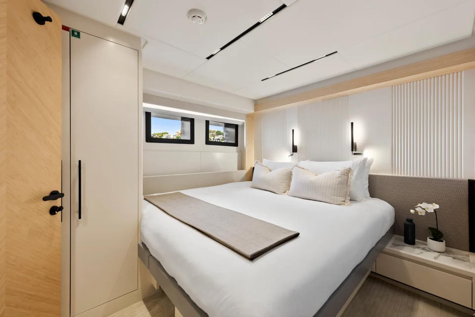 Bluestone 1 — guest cabin double bed