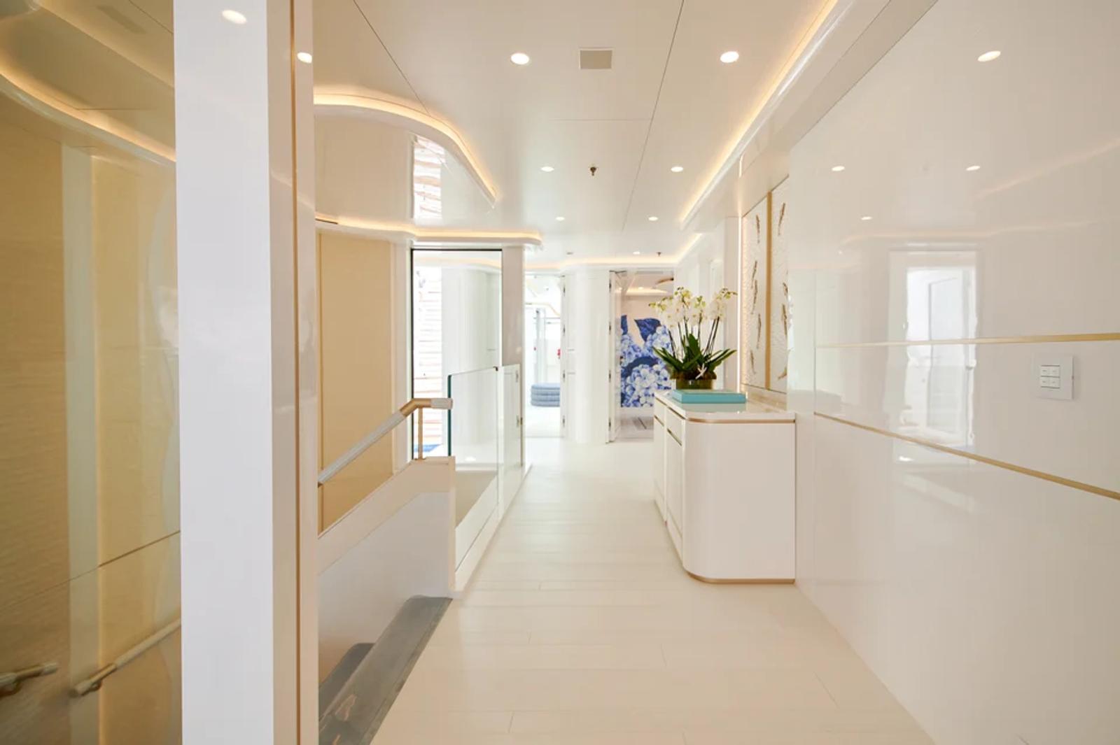 CORAL OCEAN — lower deck corridor