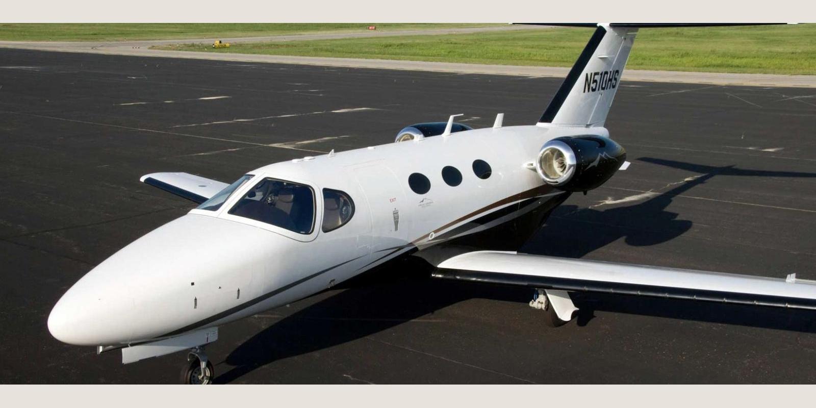 Cessna Citation Mustang, a very light jet private jet available for charter with ORRAIA