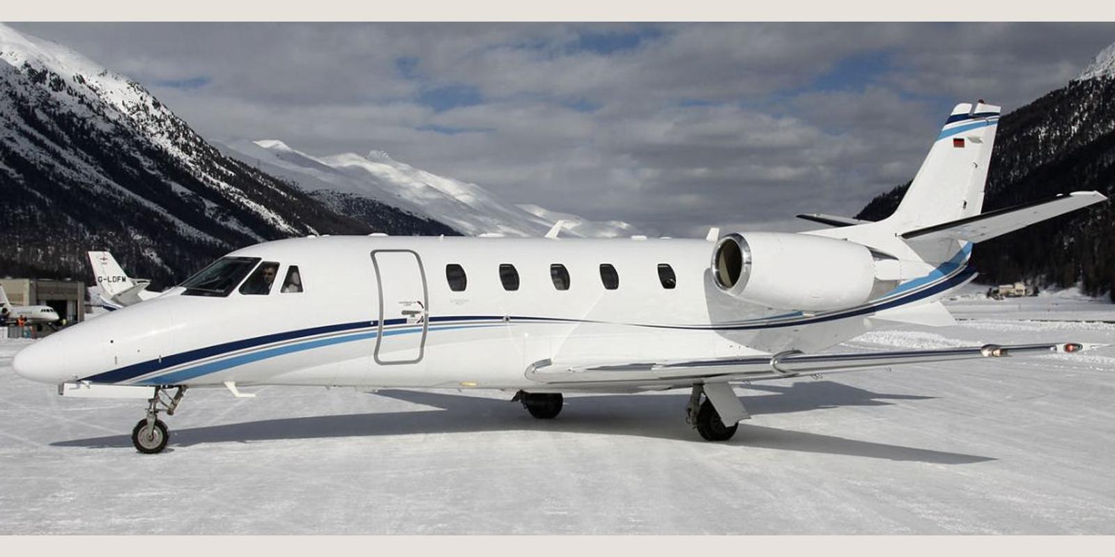 Cessna Citation XLS, a mid-size jet private jet available for charter with ORRAIA