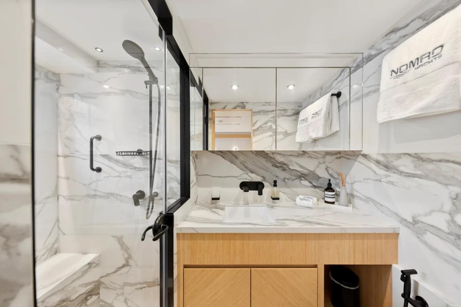 Bluestone 1 — guest bathroom vanity