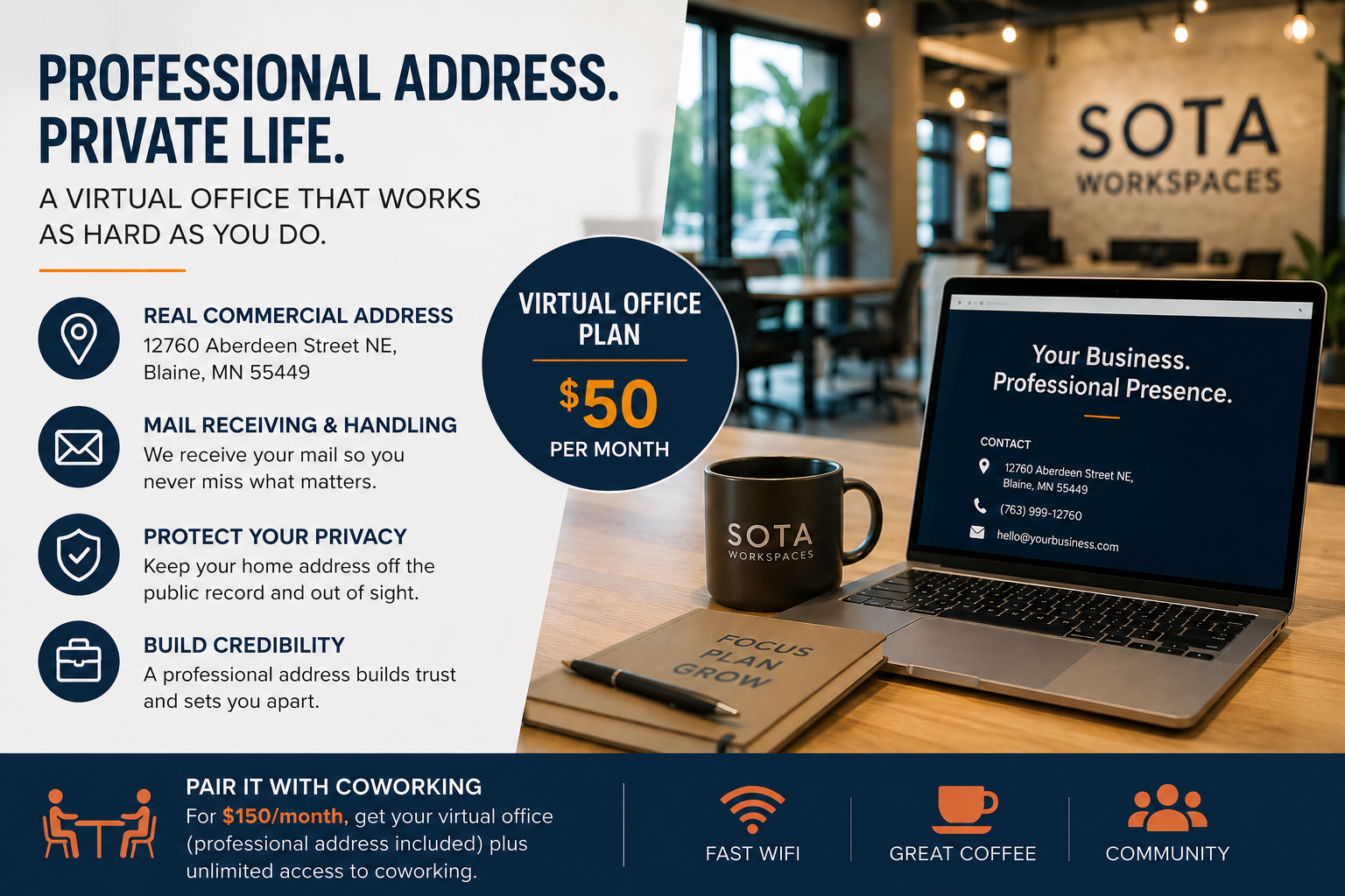 Sota Workspaces Virtual Flyer