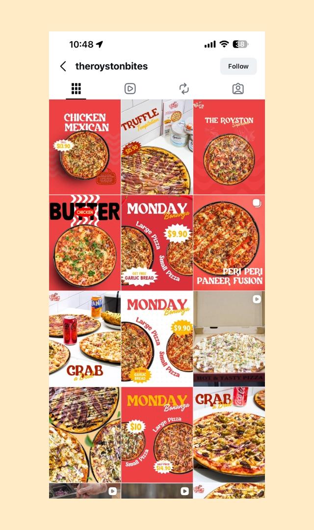 The Royston Bites delivers fresh pizza, pasta, calzones and more in Royston Park — quality ingredients, real flavours and a welcoming local vibe.