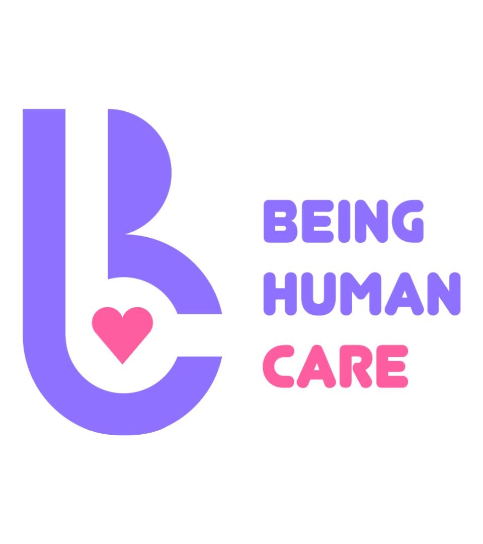 Completed logo of Being Human Care