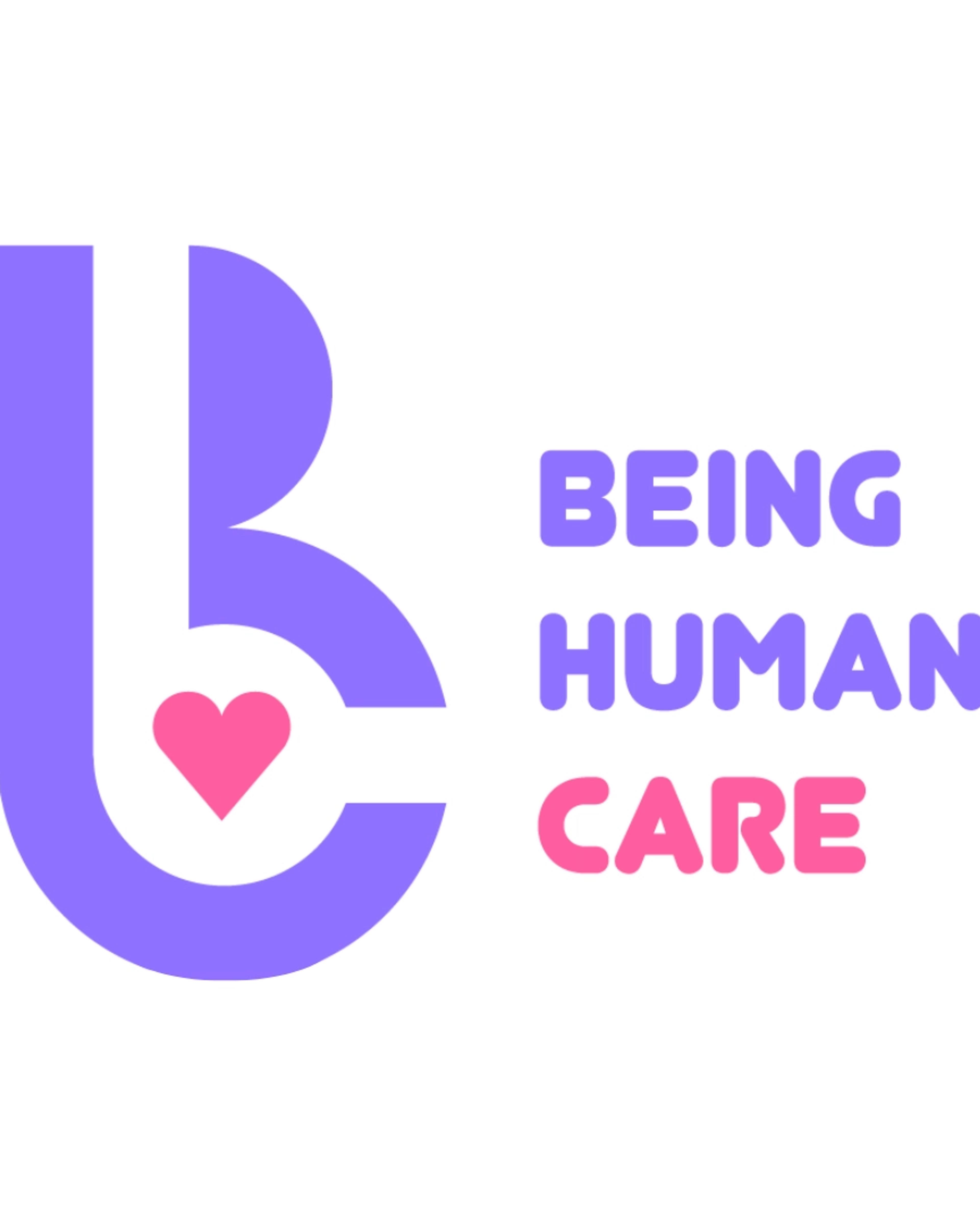 Completed logo of Being Human Care
