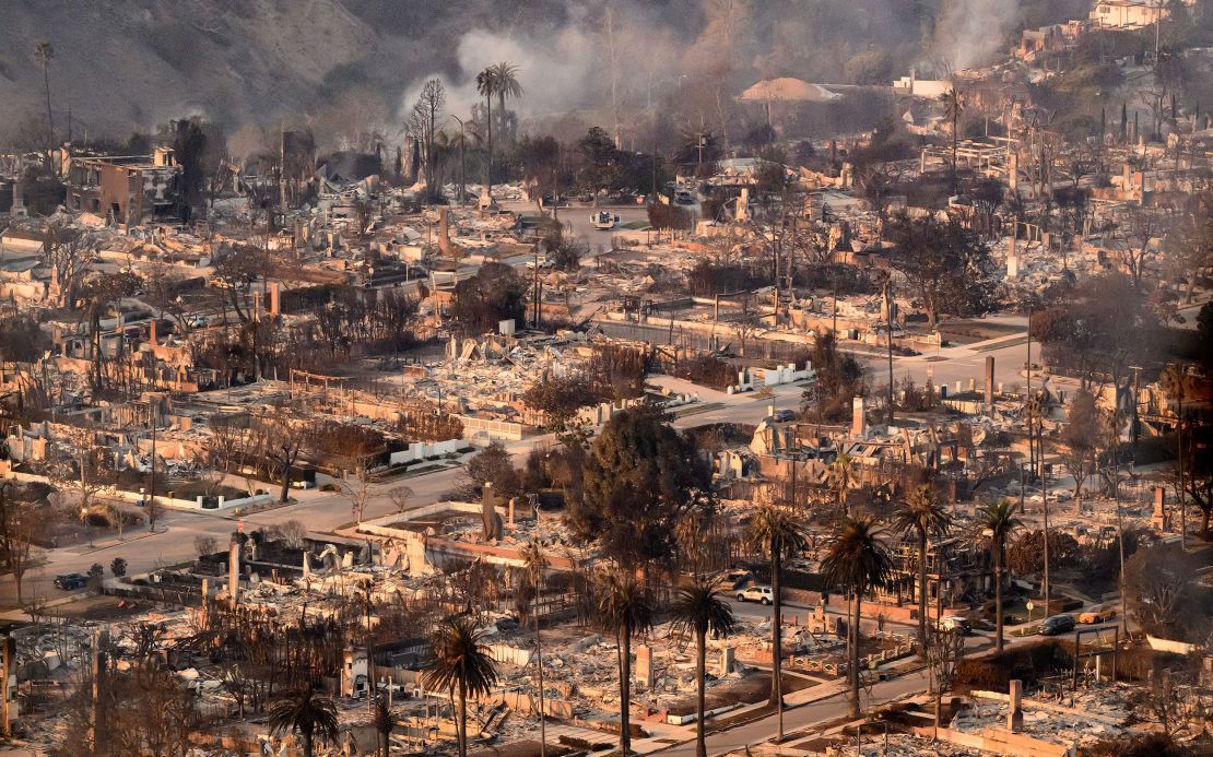 One year after Los Angeles wildfires, investors move in as vacant lots multiply