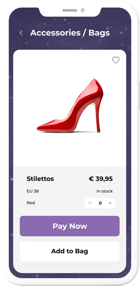 mobile checkout example