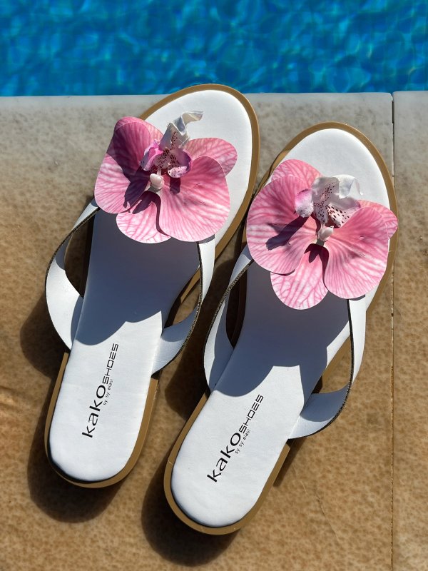 Mules orchidées