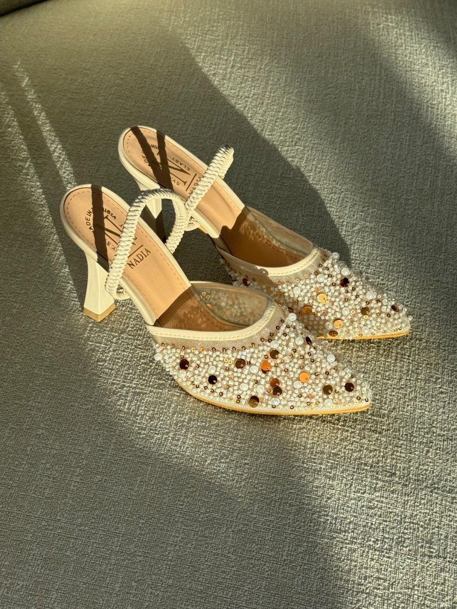Escarpins Bride Éclat de Perles