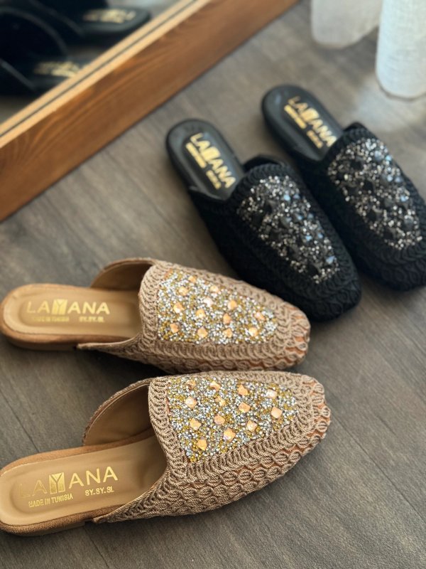 Babouche diamants
