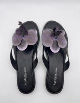 Mules orchidées 5