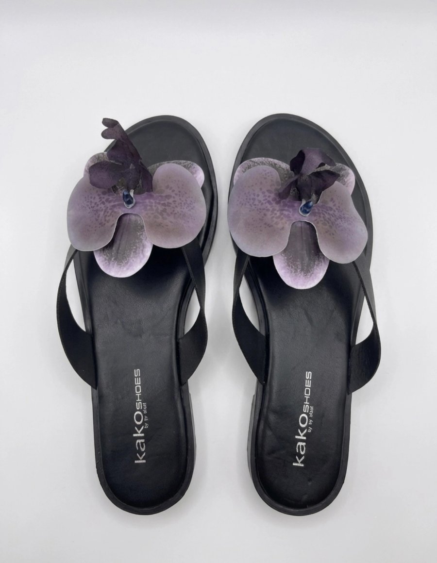 Mules orchidées