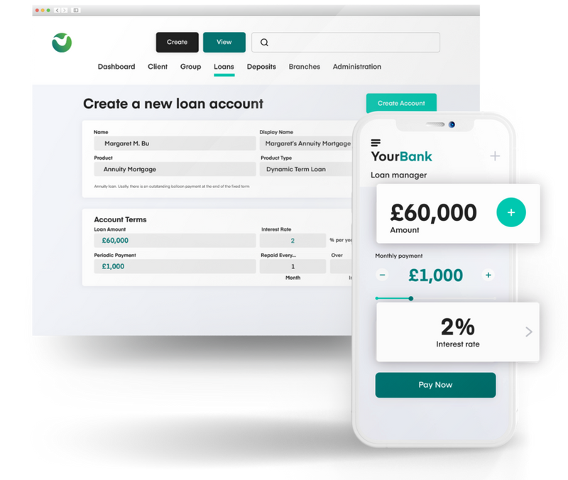 Create a loan account on Mambu platform 