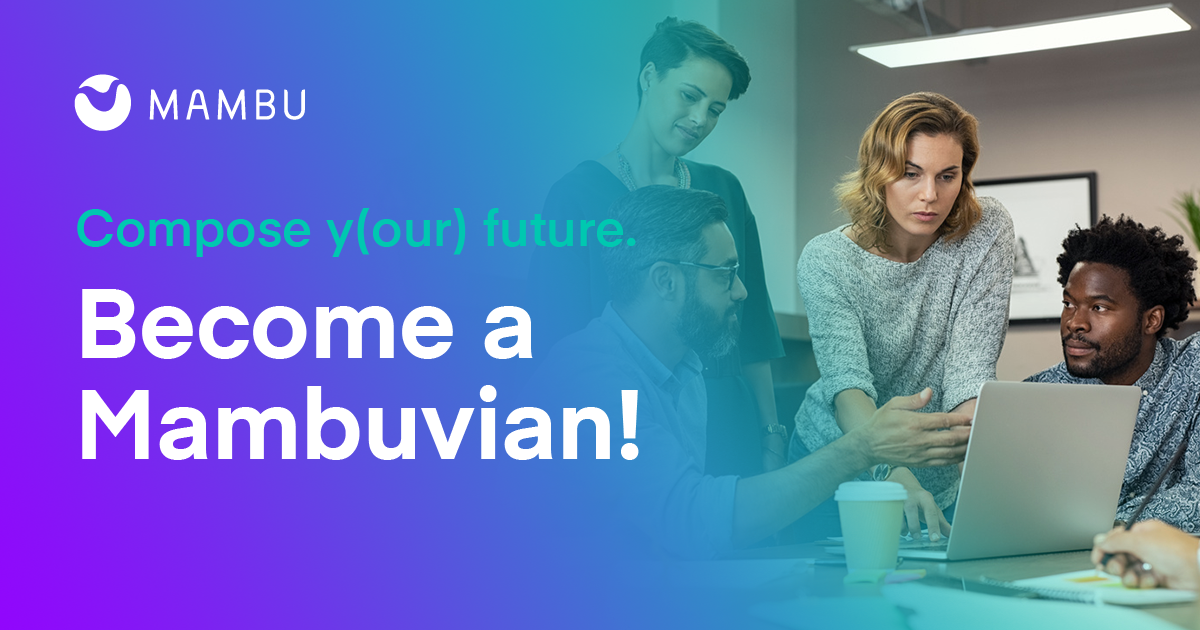 Careers SaaS cloud banking platform Mambu