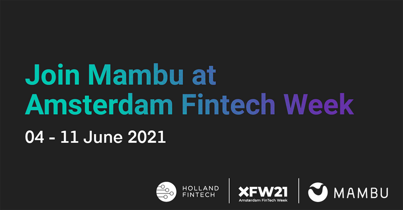 Mambu at Amsterdam Fintech Week