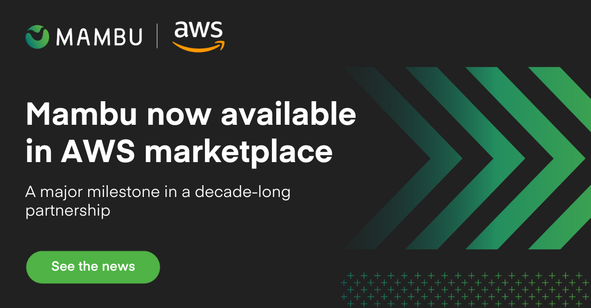 Mambu Announces Availability In AWS Marketplace | Cloud Core Banking ...