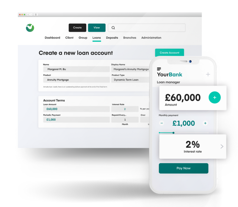 Create a loan account on Mambu platform 