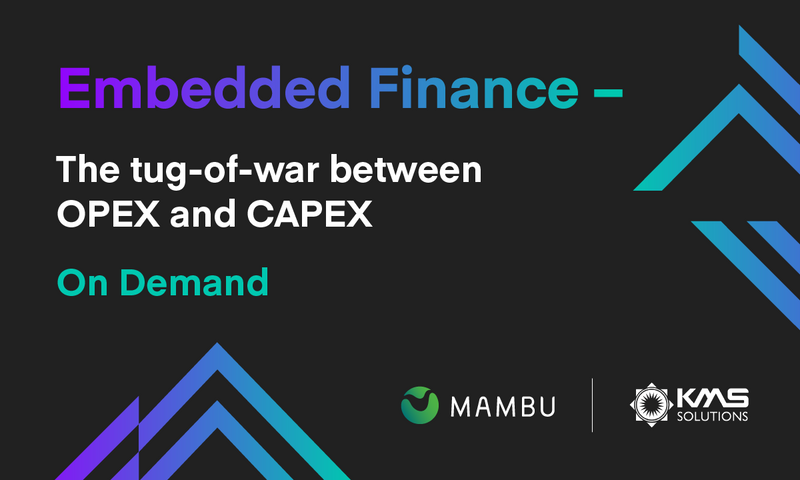 Embedded Finance - the tug-of-war between OPEX and CAPEX