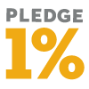 Pledge 1% logo
