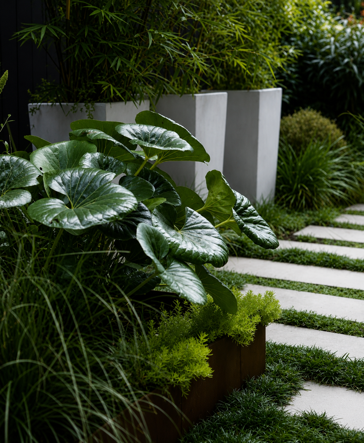 Foliage contrast