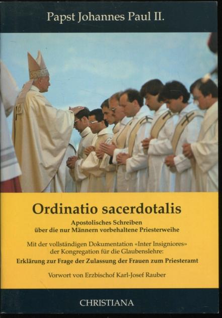 Ordinatio Sacerdotalis – Ivan Pavao II., 1994. god. | Katolik.hr
