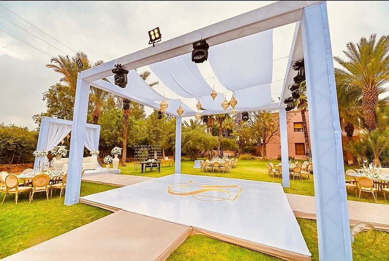 Villa de mariage élégante au Palais Azalé à Marrakech, Maroc