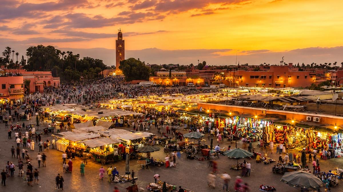 Marrakech jemaa el fna square