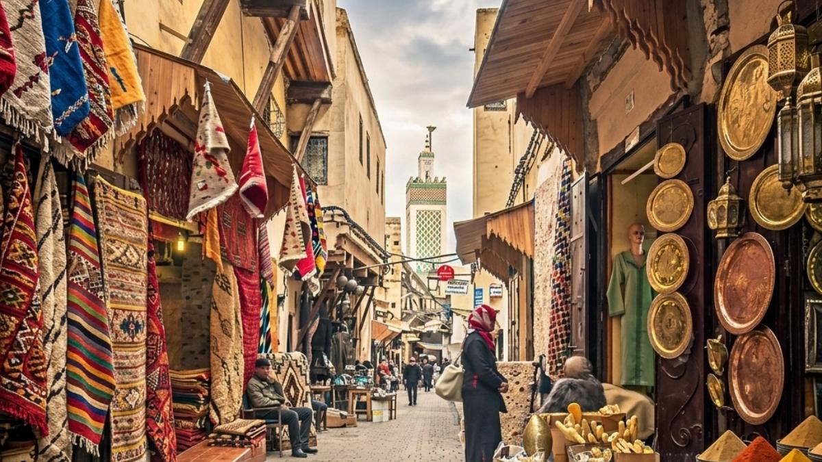 Ait melloul traditional market