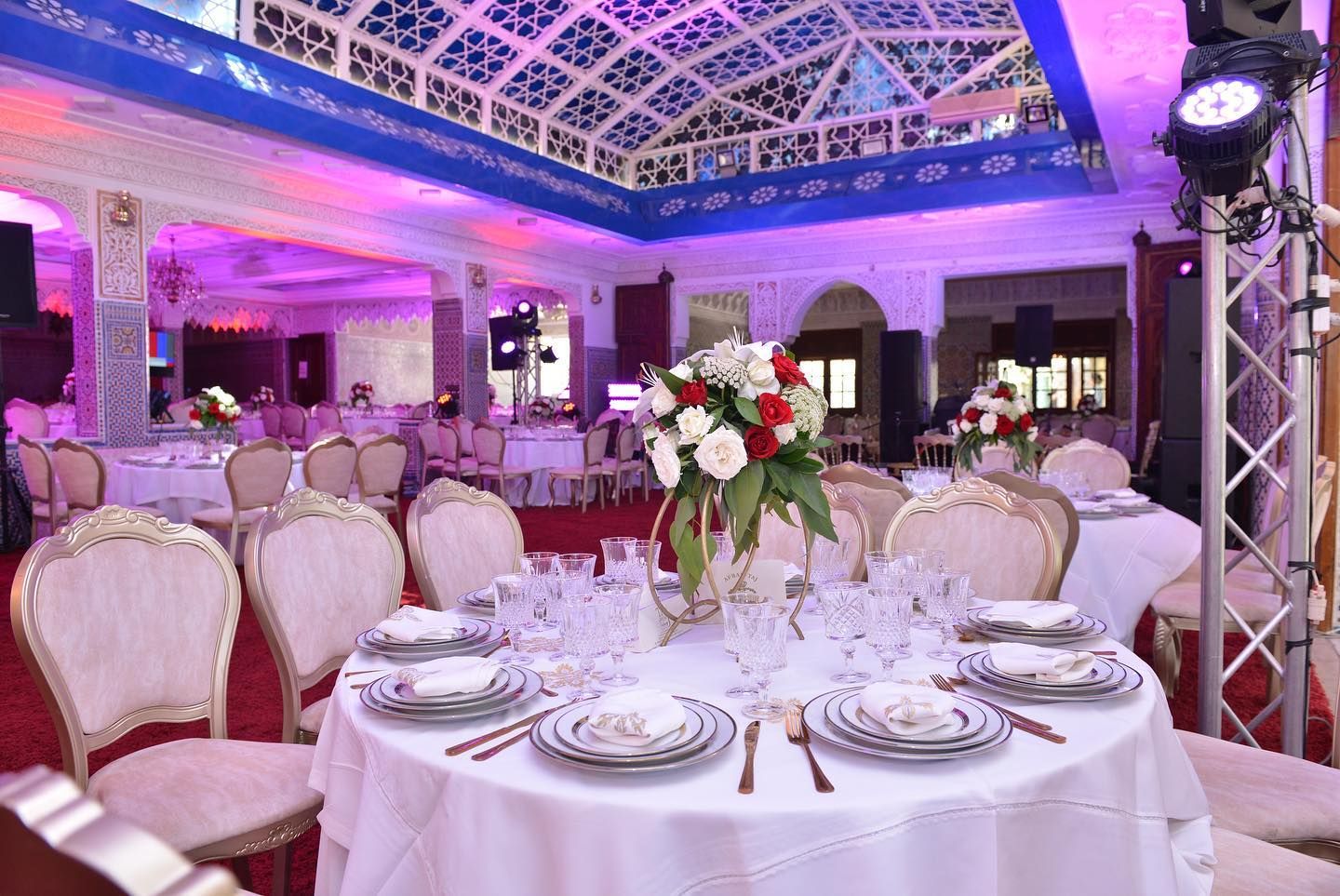 Kasr Arryad wedding venue interior, Casablanca