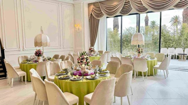 Pavillon Dahlia modern wedding Mohammedia