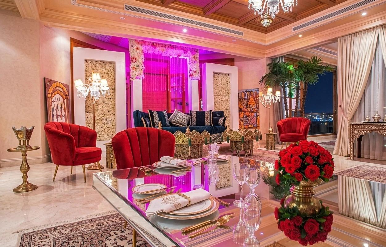 Palais Azale wedding villa venue in Marrakech, Morocco