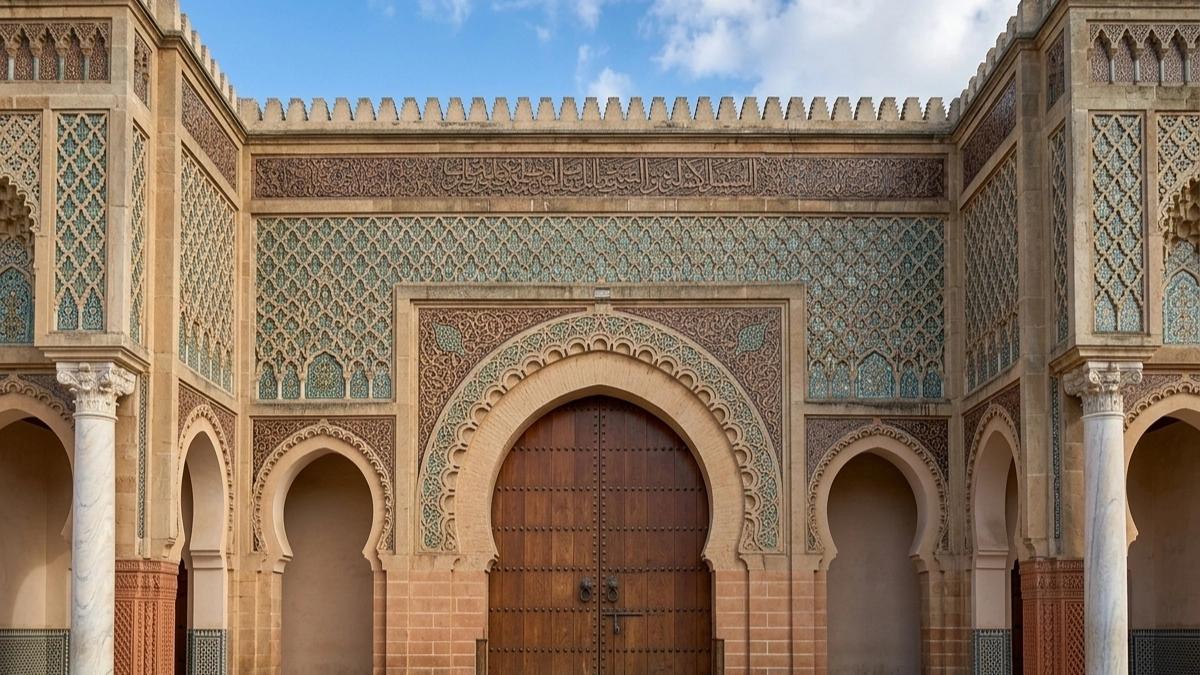 Meknes traditional old palace