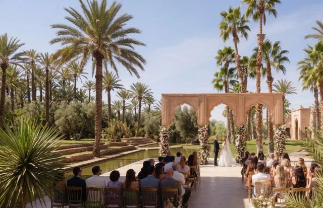 Couples wedding Namaskar marrakech