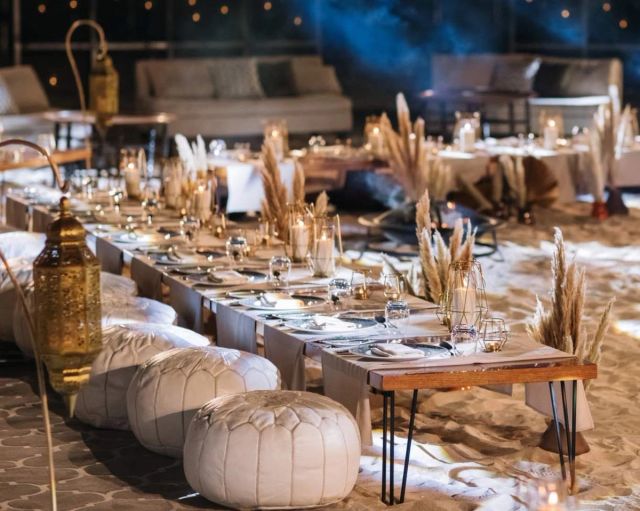 Corporate event production setup with full logistics support.
