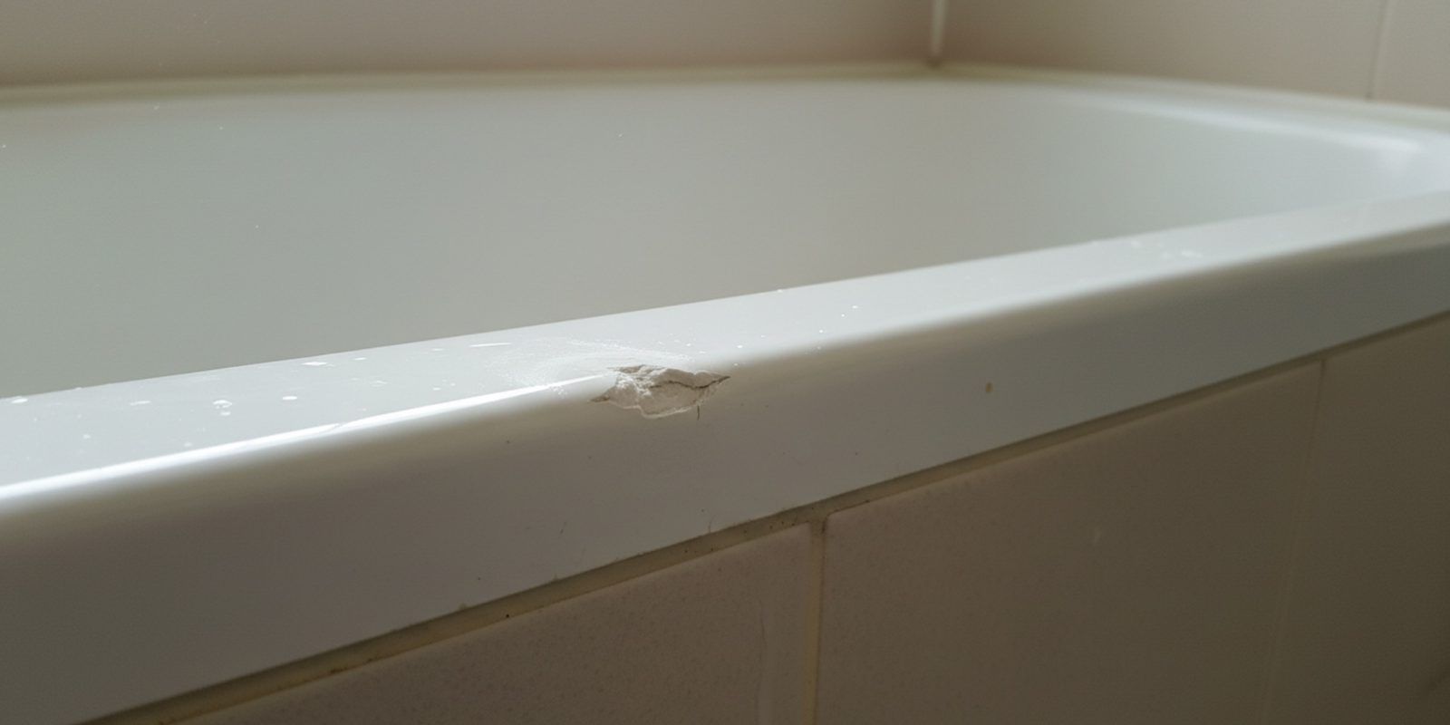 Bath Chip Repairs before repair