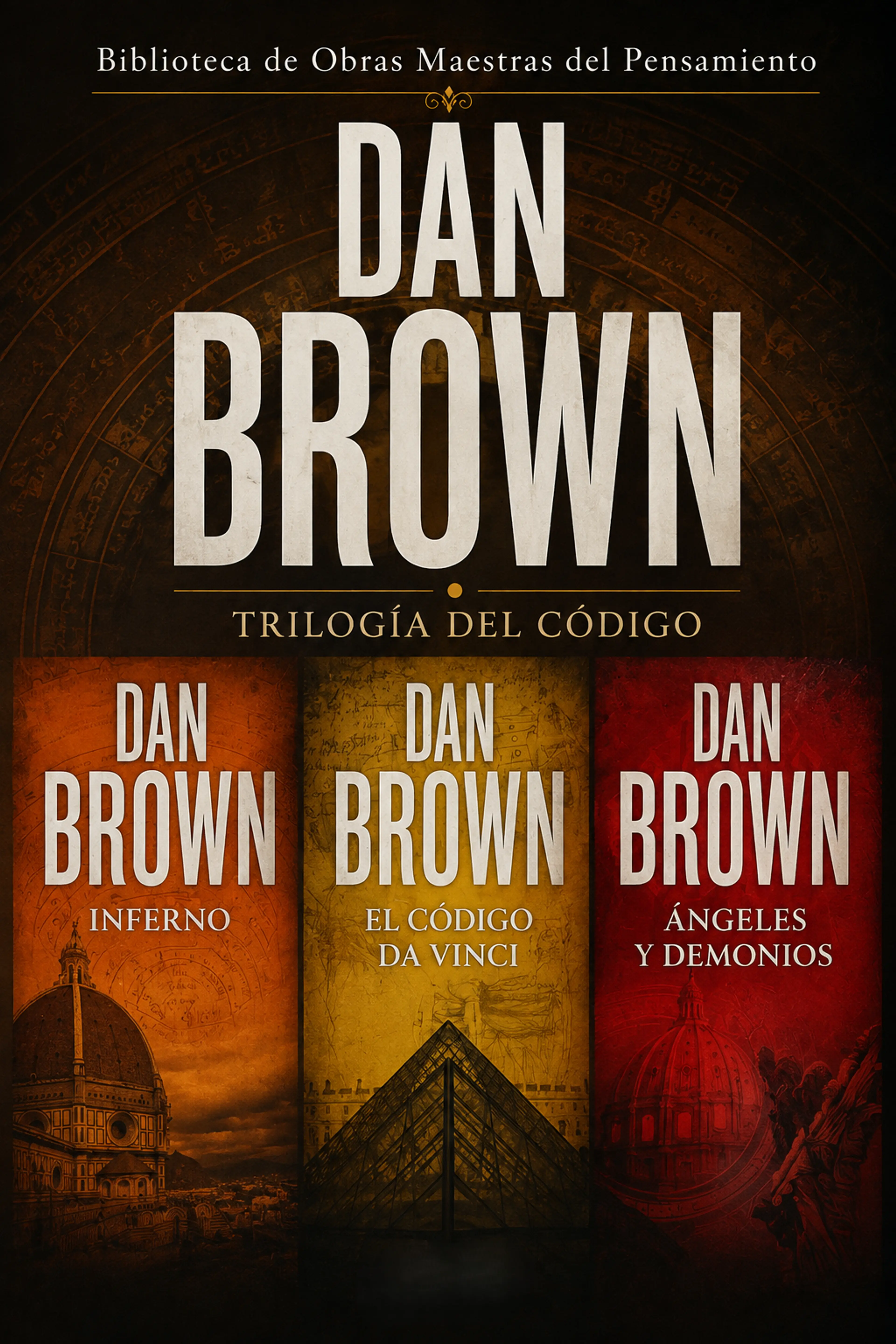 Colección 3 en 1 – Dan Brown - El código Da Vinci, Ángeles y demonios e Inferno