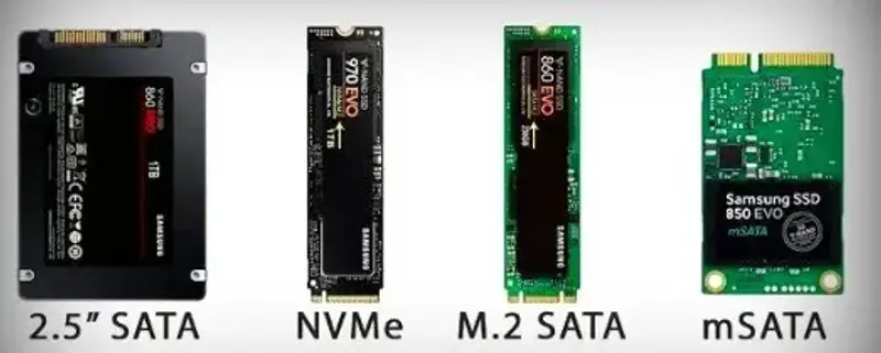 the differents kind of ssds