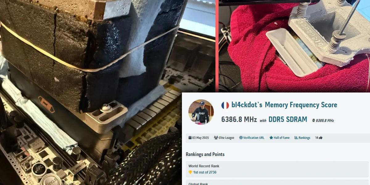שיא עולמי חדש בזיכרון DDR5: מהירות מטורפת של 12,774MT/s