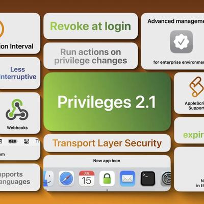 ניהול זכויות מנהל ב-macOS עם Privileges 2.1