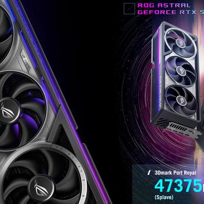 שיא עולמי חדש: כרטיס ASUS ROG Astral RTX 5090 OC רושם 47,375 נקודות ב־Port Royal